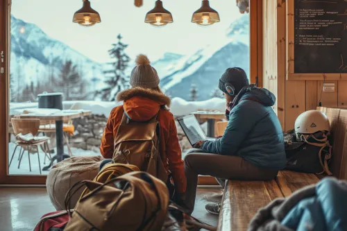 Vacances à la montagne en auberge de jeunesse, solution économique et conviviale pour un séjour ski ou randonnée réussi